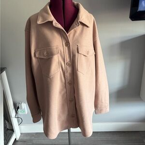 Joie Women's Shacket in Tan